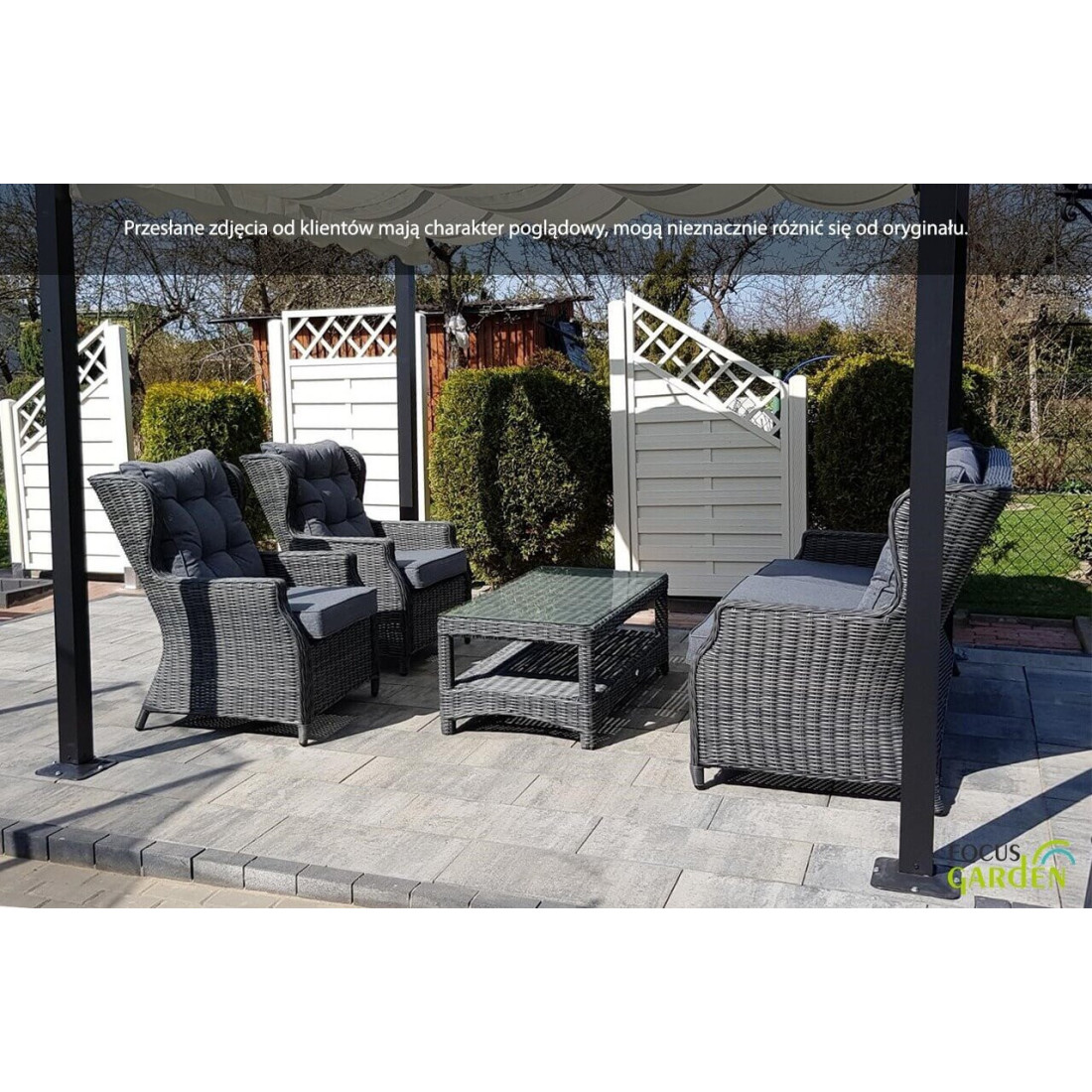 TRIVENTO II SET DARK GREY