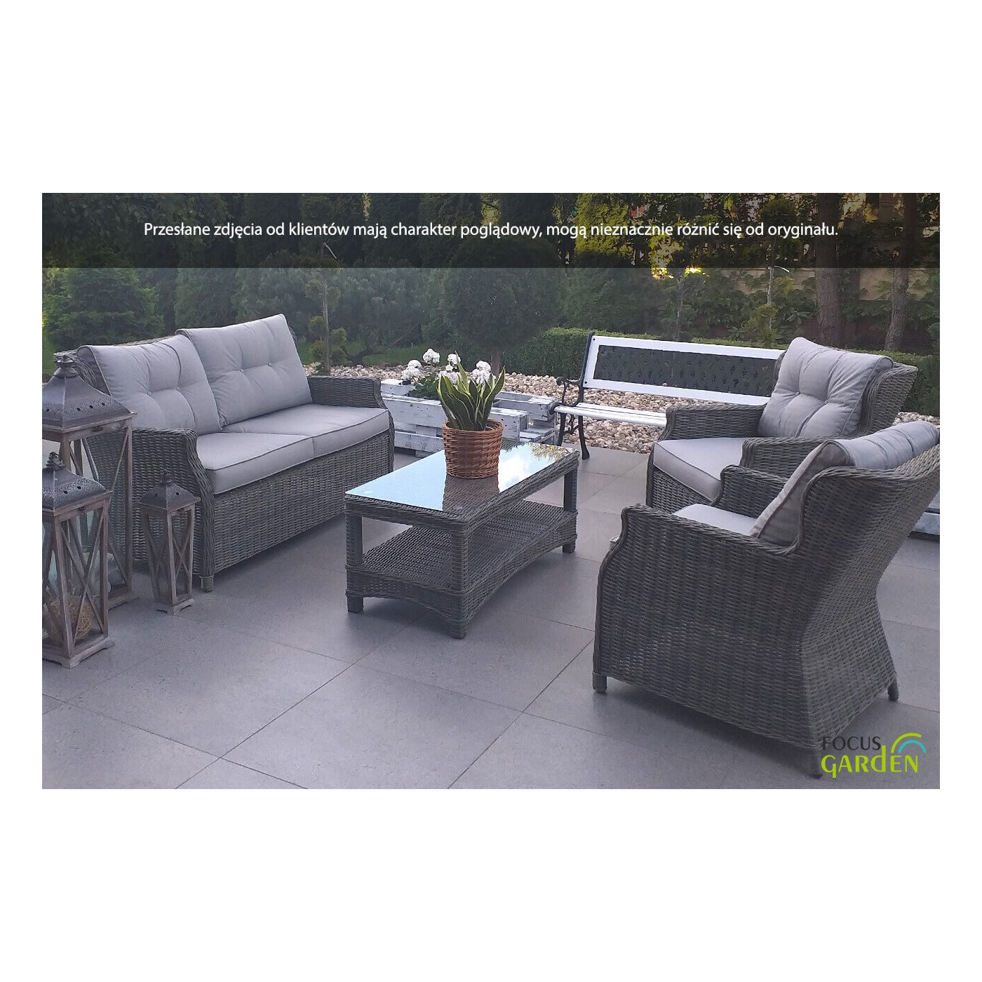 TRIVENTO II SET DARK GREY