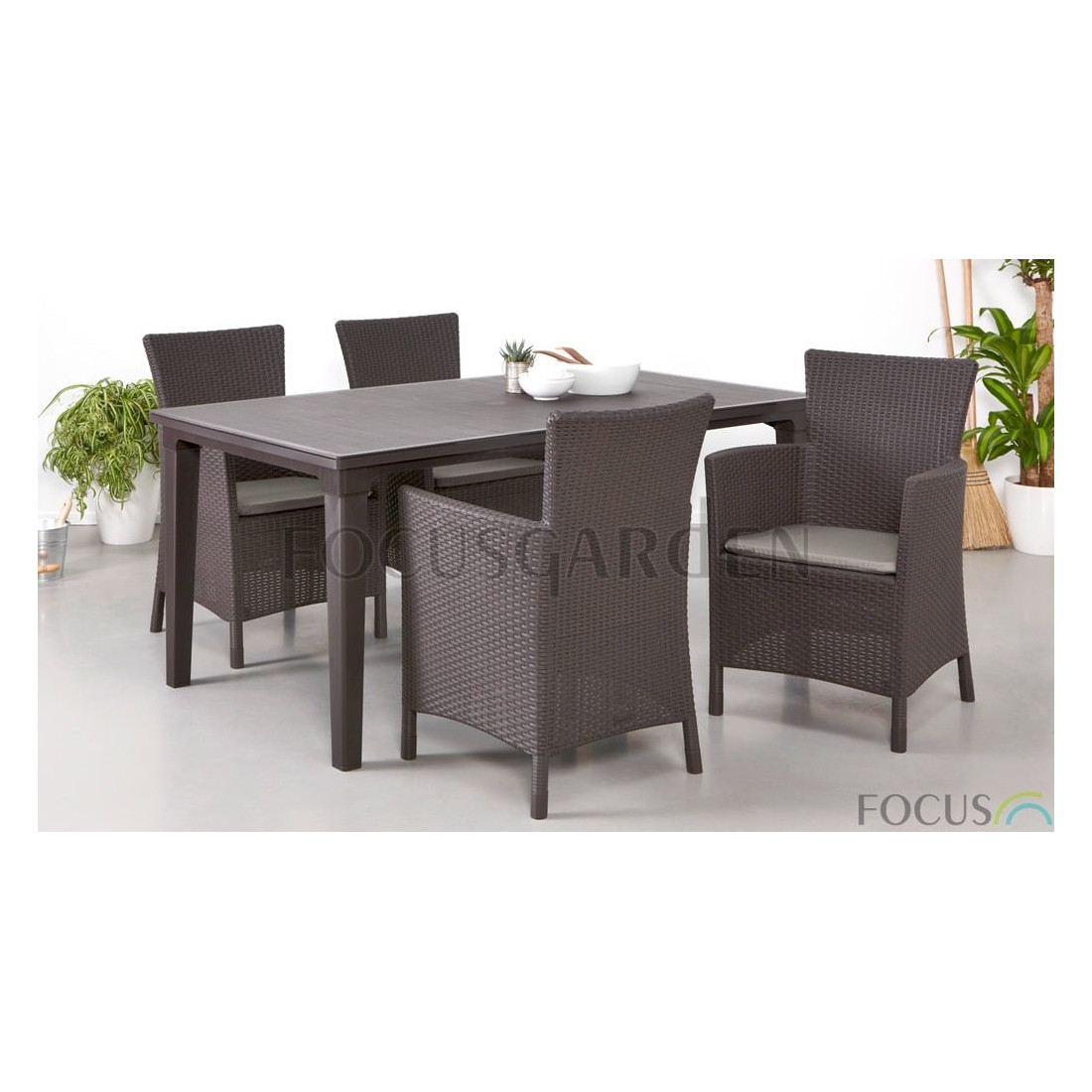 FUTURA 165 BROWN TABLE