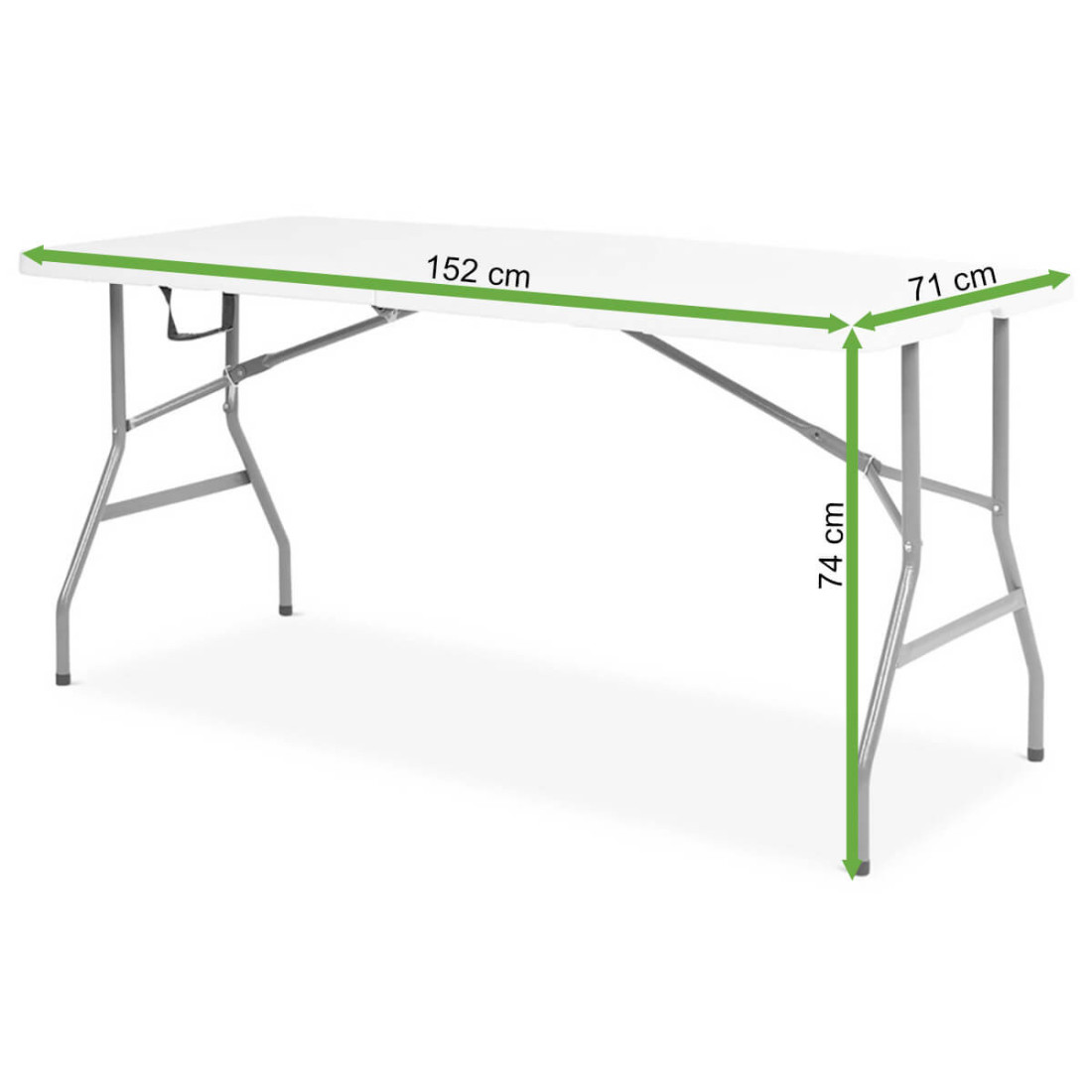 Stół składany cateringowy 152 cm