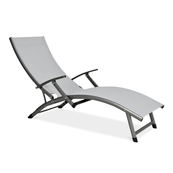 RELAX DECK CHAIR GREY