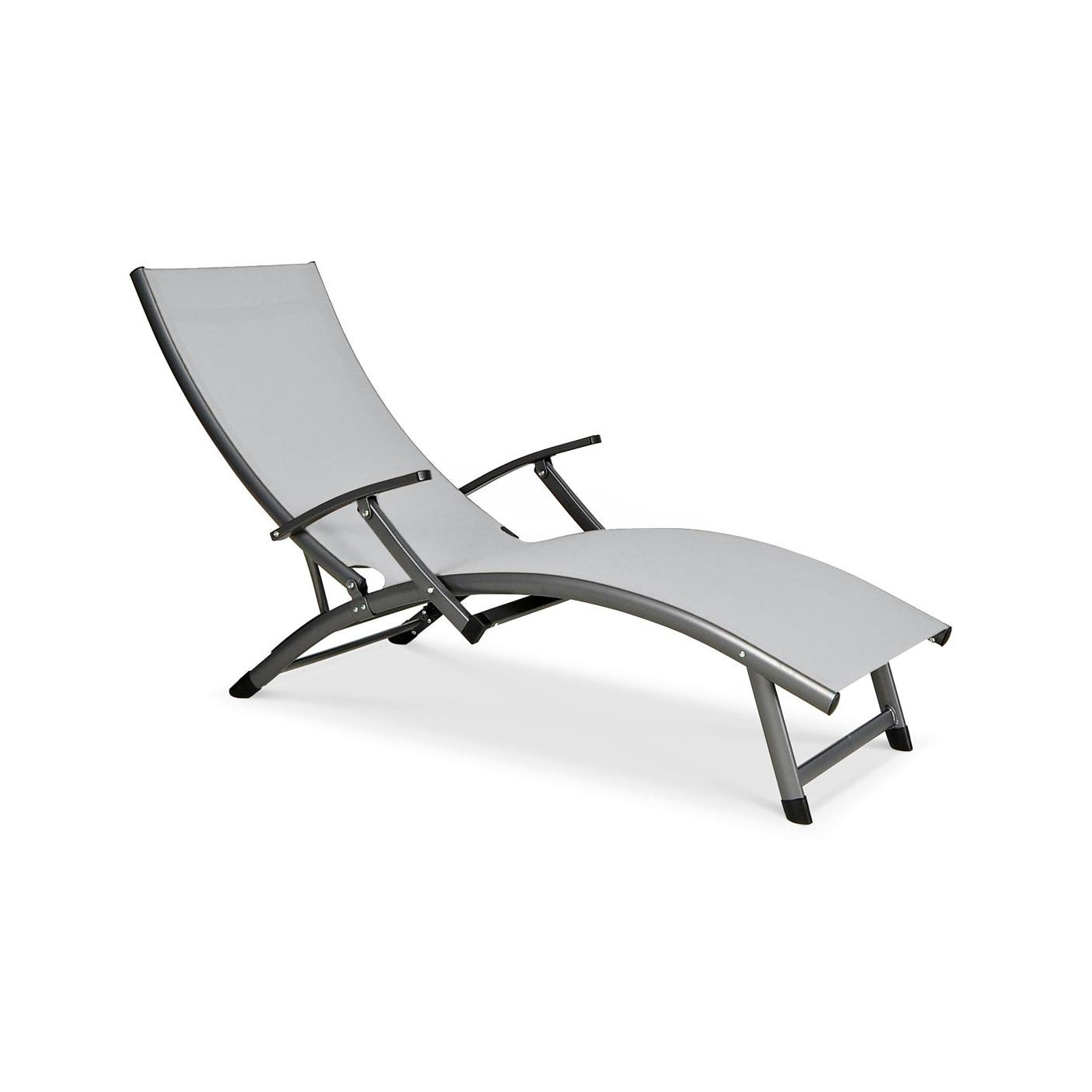 RELAX DECK CHAIR GREY