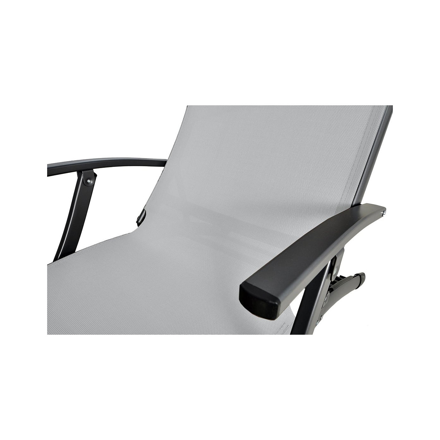 Leżak ogrodowy aluminiowy Relax Grey