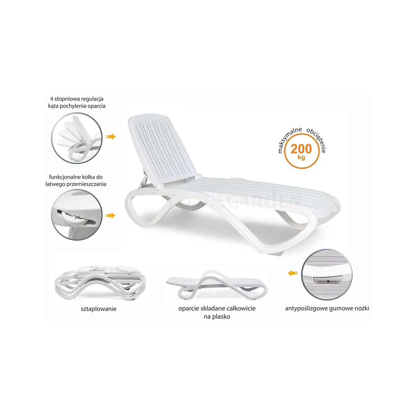 TROPICO TORTORA DECK CHAIR