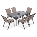 Meble ogrodowe Bologna Brown na taras