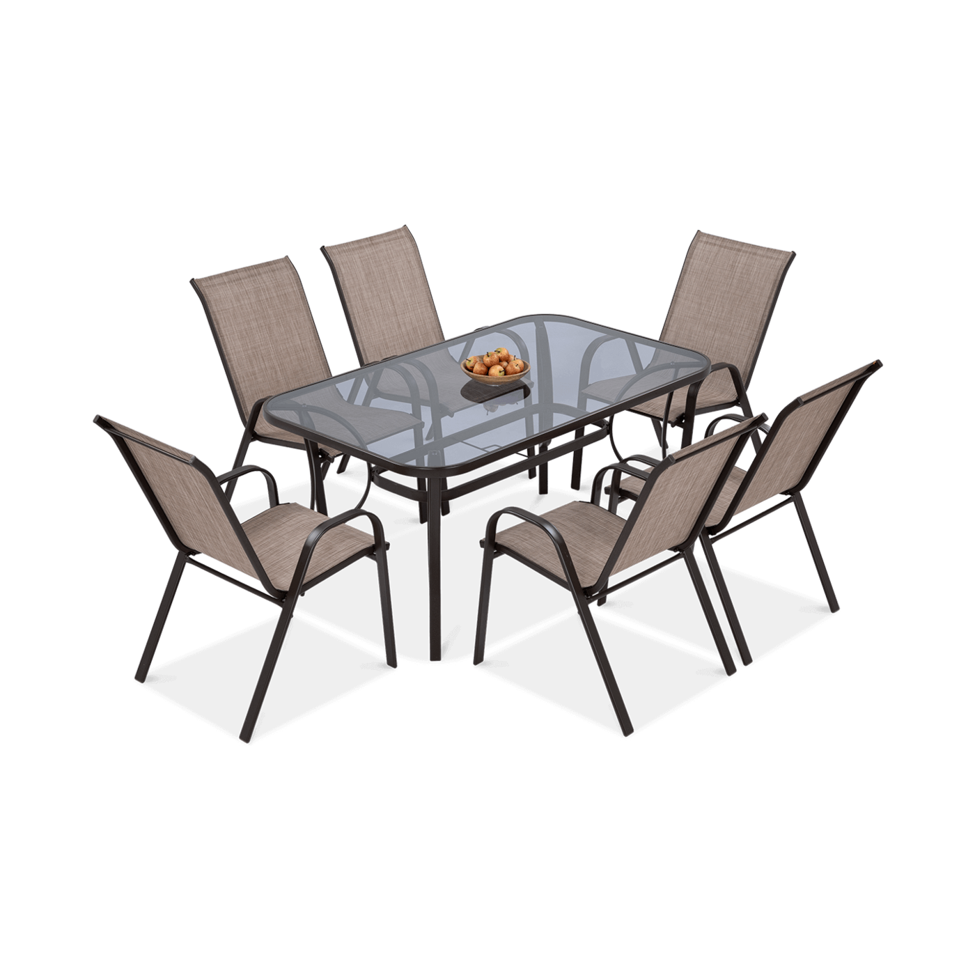 Meble ogrodowe Bologna Brown na taras