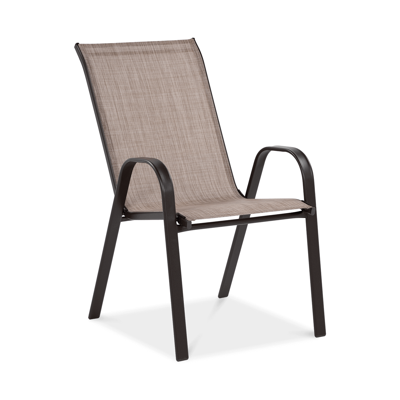 Przód brązowego krzesła Bologna