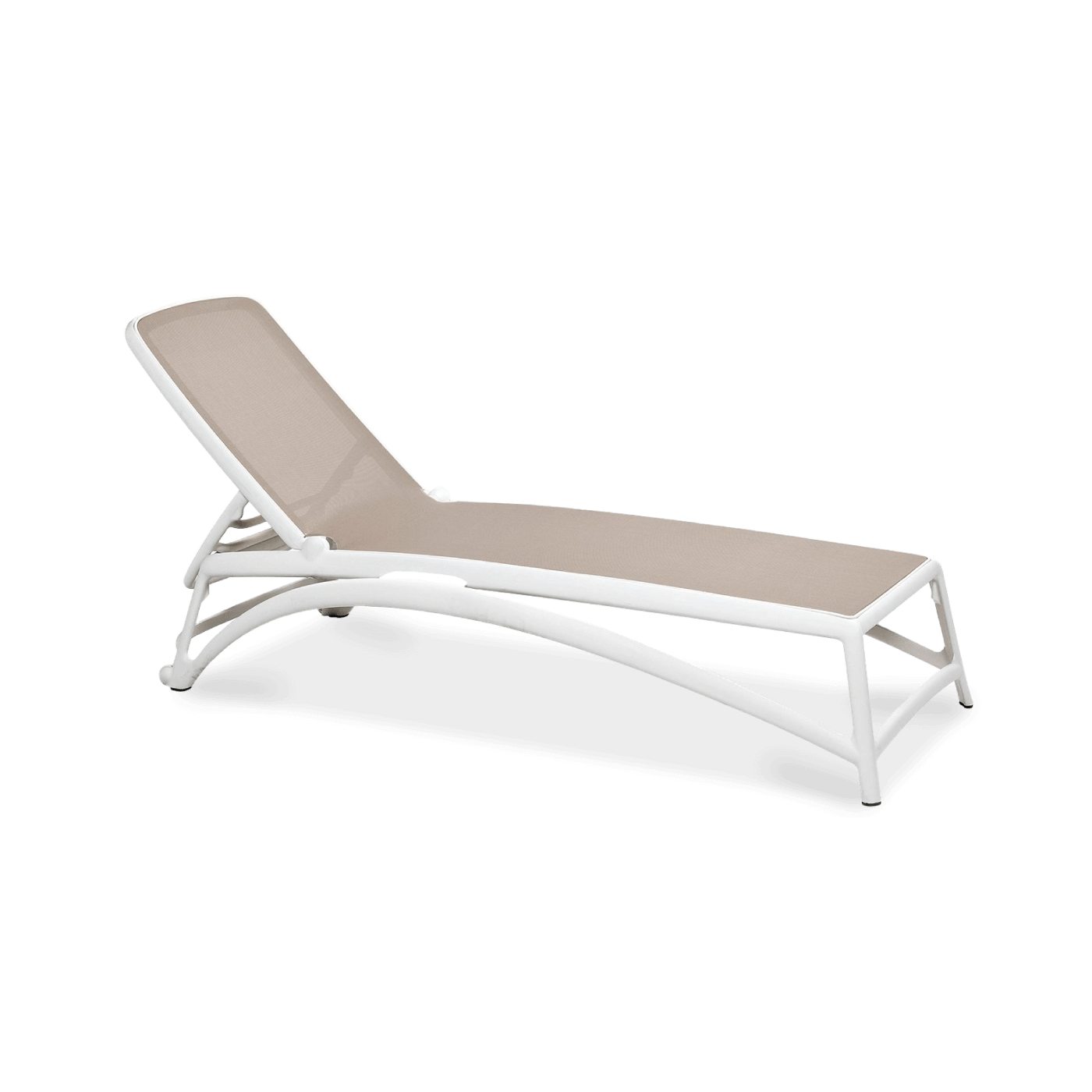 ATLANTICO WHITE TORTORA DECK CHAIR