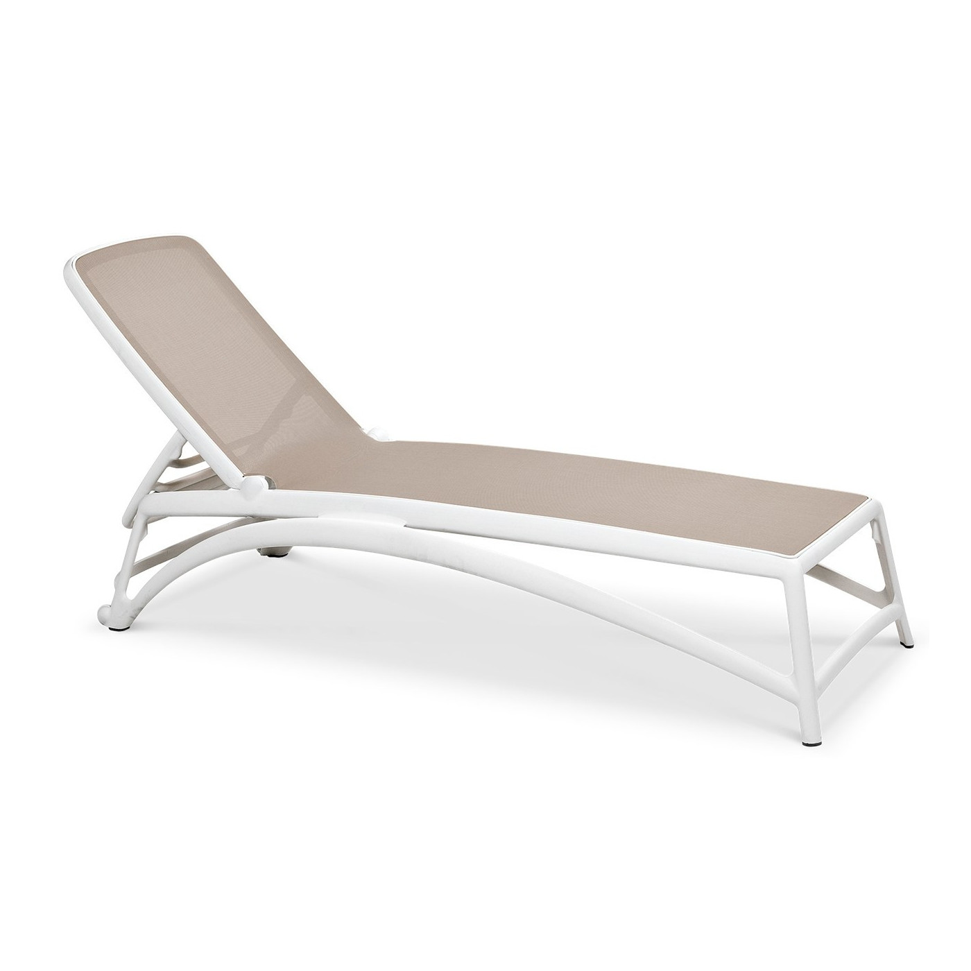 ATLANTICO WHITE TORTORA DECK CHAIR