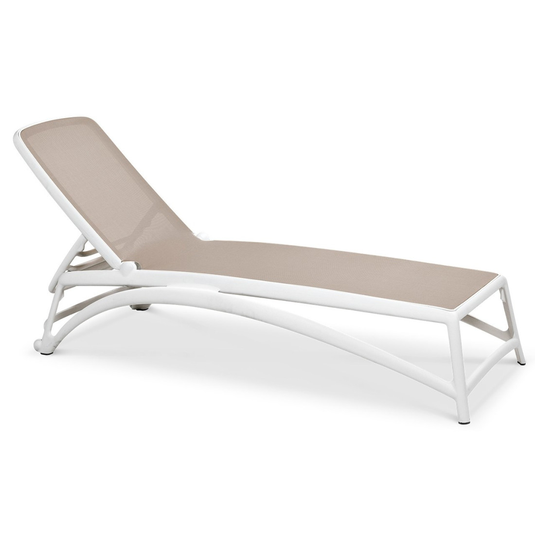 ATLANTICO WHITE TORTORA DECK CHAIR