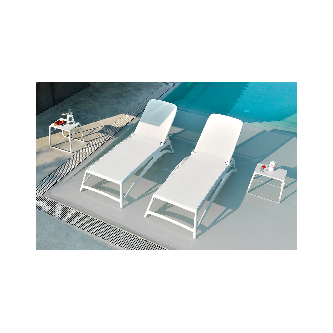 ATLANTICO LEŻAK BIANCO TORTORA