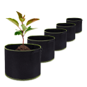 5 sztuk doniczek z materiału w kolorze czarnym