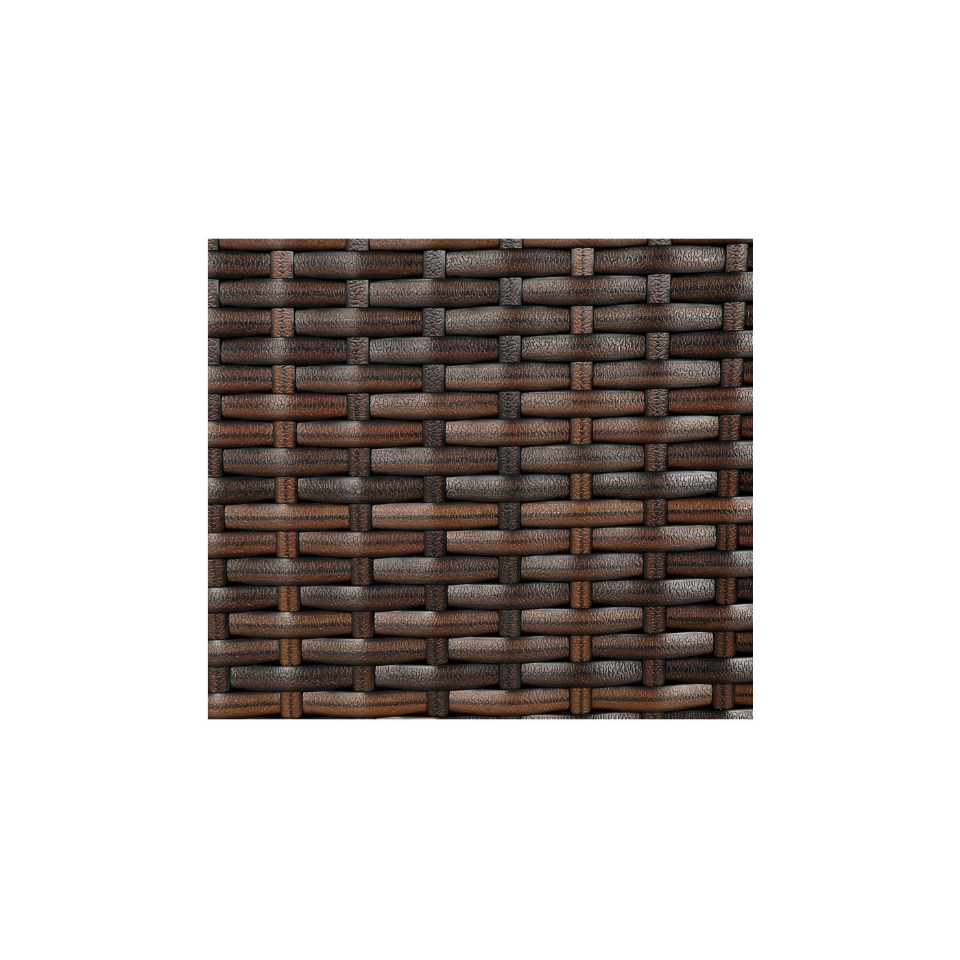 Fotel technorattanowy Lerida Brown z poduszką