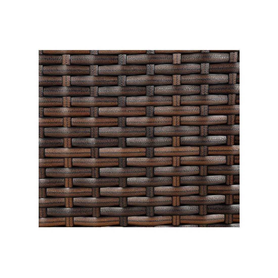 Fotel technorattanowy Lerida Brown z poduszką