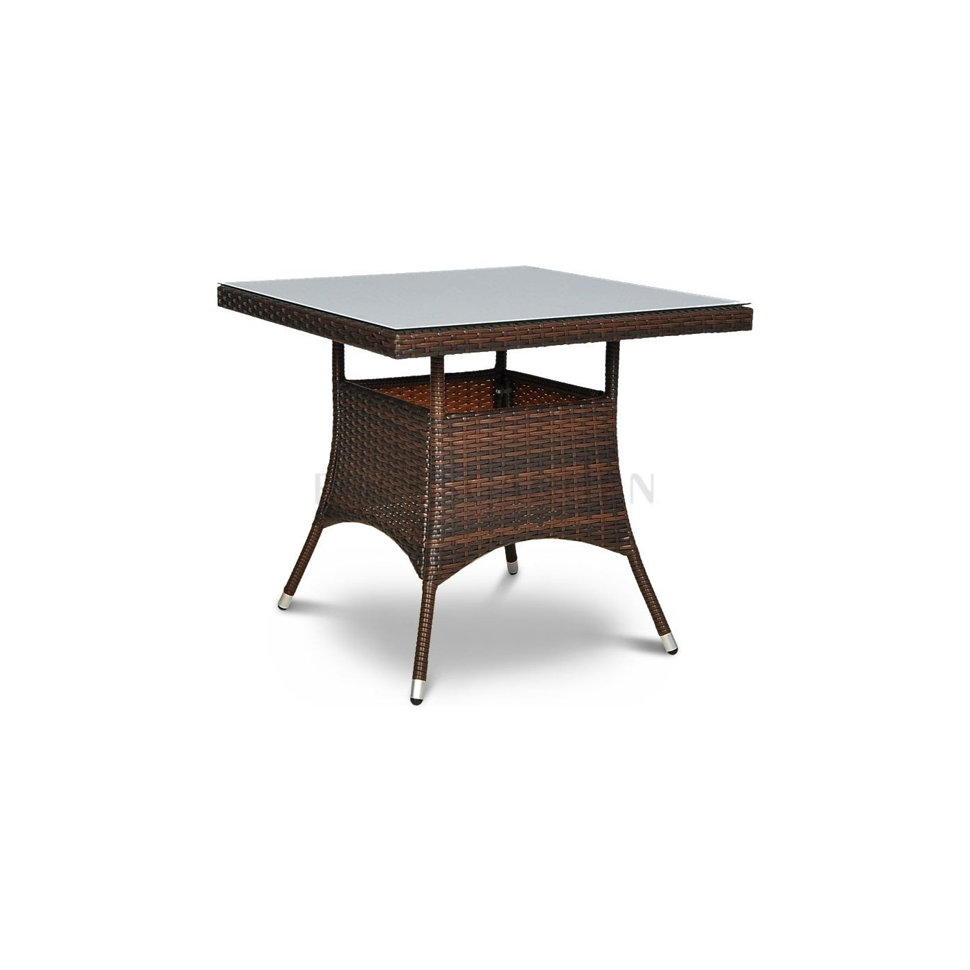 Zestaw mebli ogrodowych z technorattanu Leridalugo 4+1 Brown