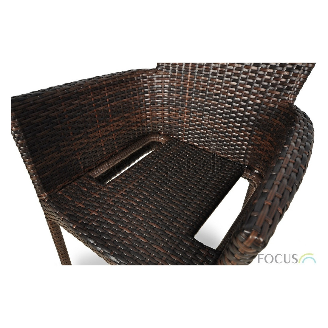 Zestaw mebli ogrodowych z technorattanu Leridalugo 4+1 Brown