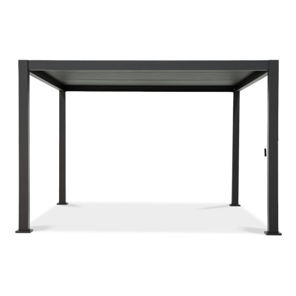 Pergola ogrodowa aluminiowa Premium Anthracite 3x4 - Gutroof