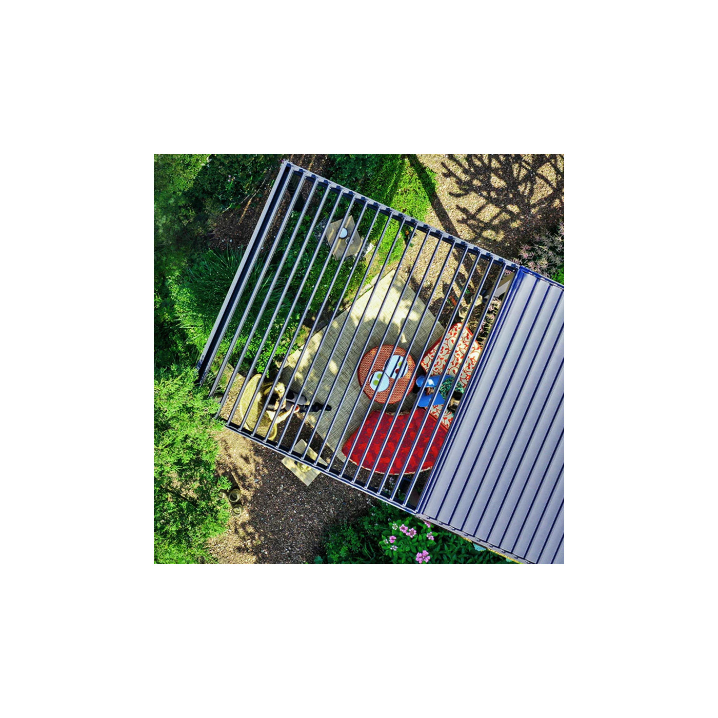 Dach pergoli tarasowej Premium Anthracite 3x6 - Gutroof