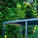 Pergola tarasowa w ogrodzie Premium Anthracite 3x6 - Gutroof