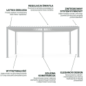 Najważniejsze cechy pergoli tarasowa 3x6 Premium White Gutroof