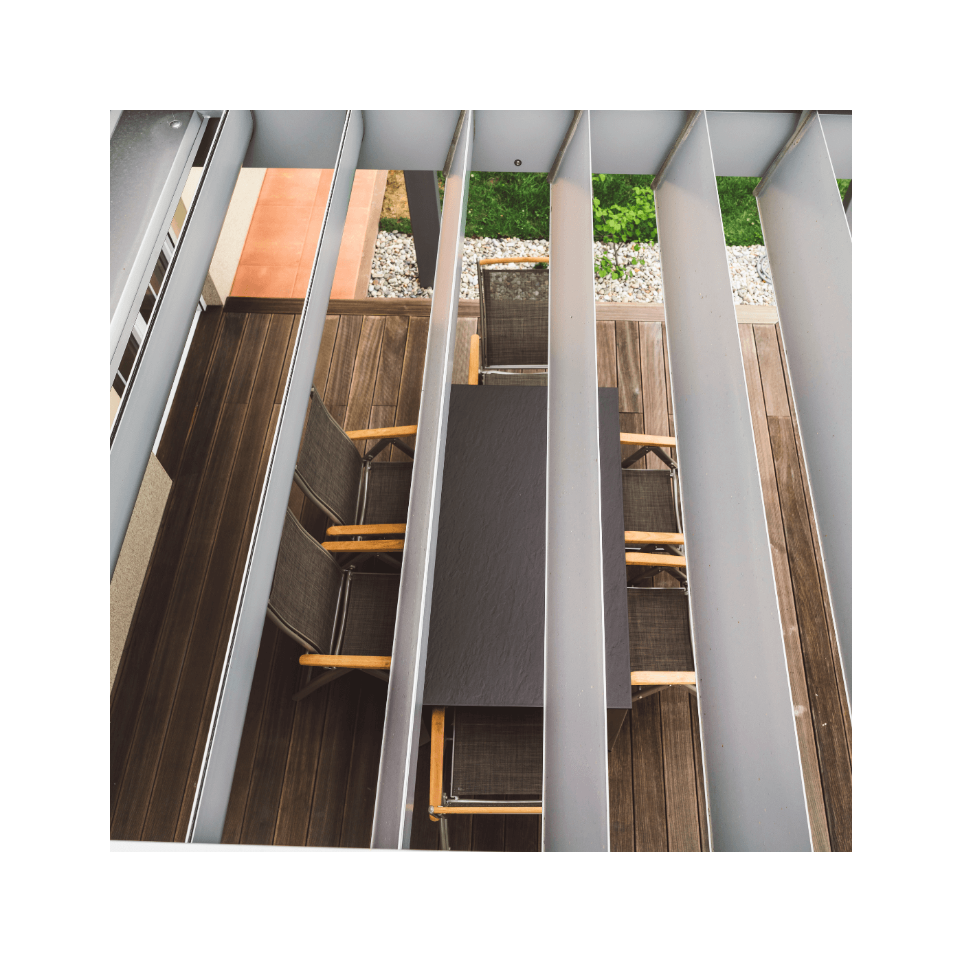 Dach pergoli ogrodowej 3x4 Premium White Gutroof