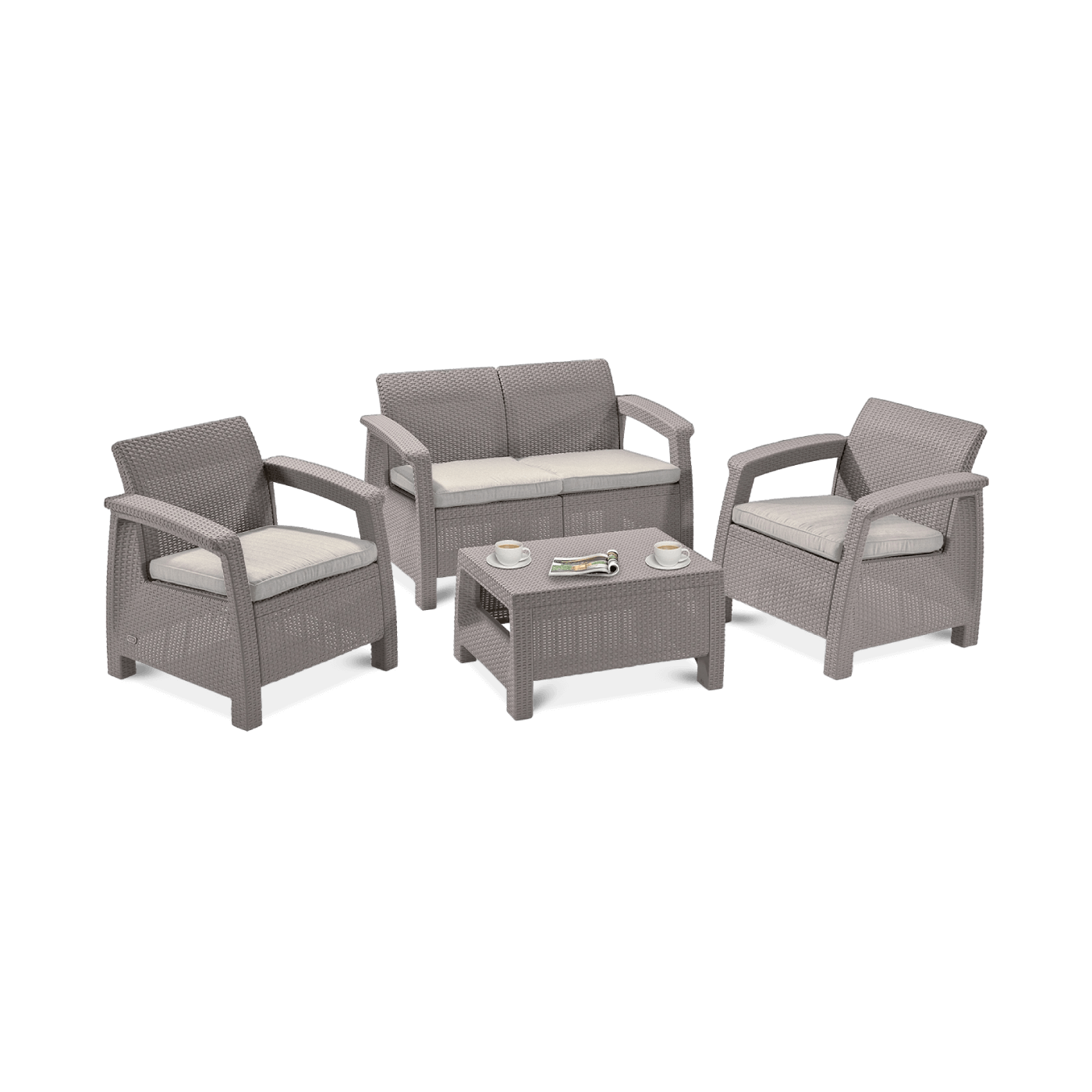 CORFU SET CAPPUCCINO SET