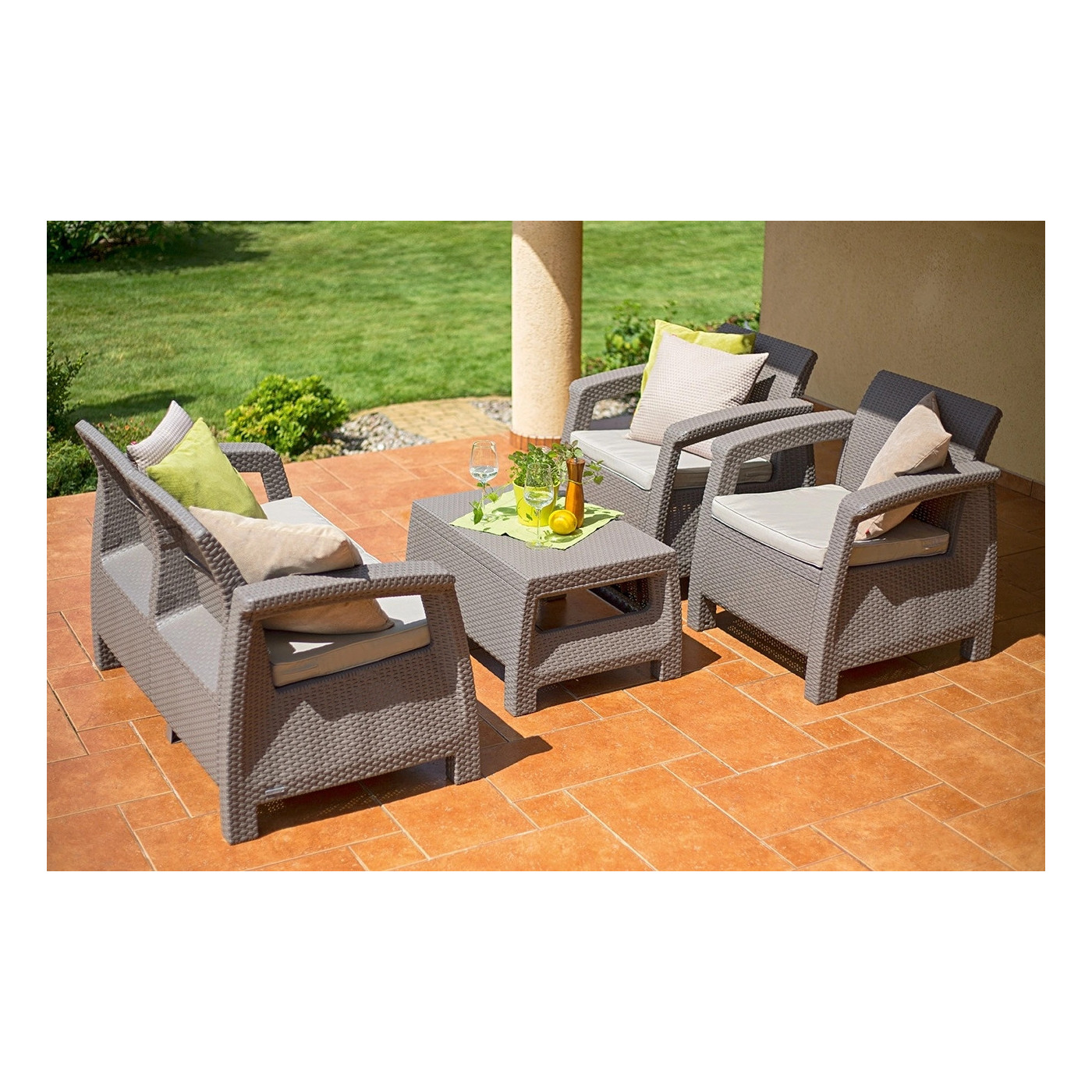 CORFU SET ZESTAW CAPPUCCINO