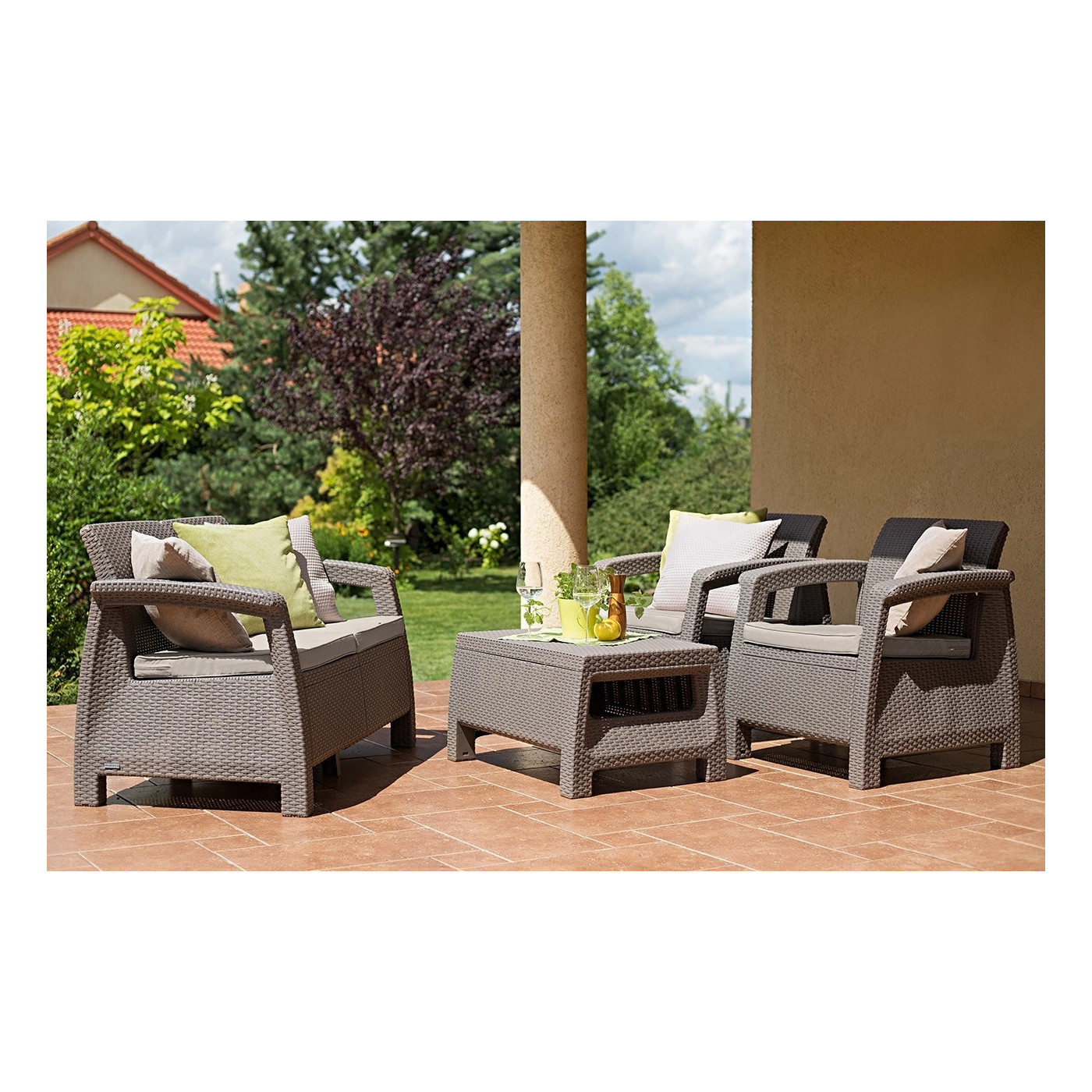 CORFU SET ZESTAW CAPPUCCINO