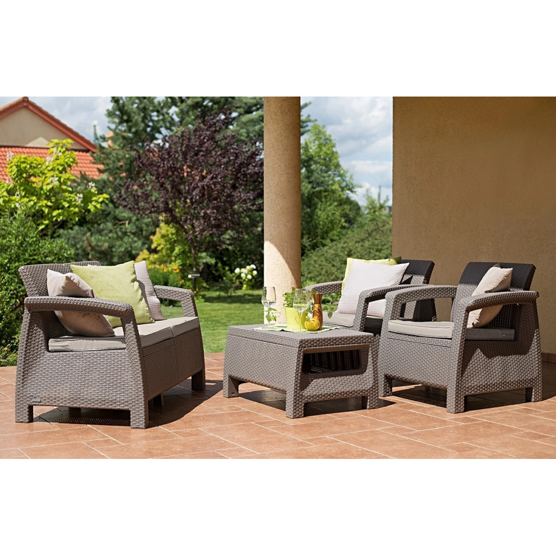 CORFU SET CAPPUCCINO SET