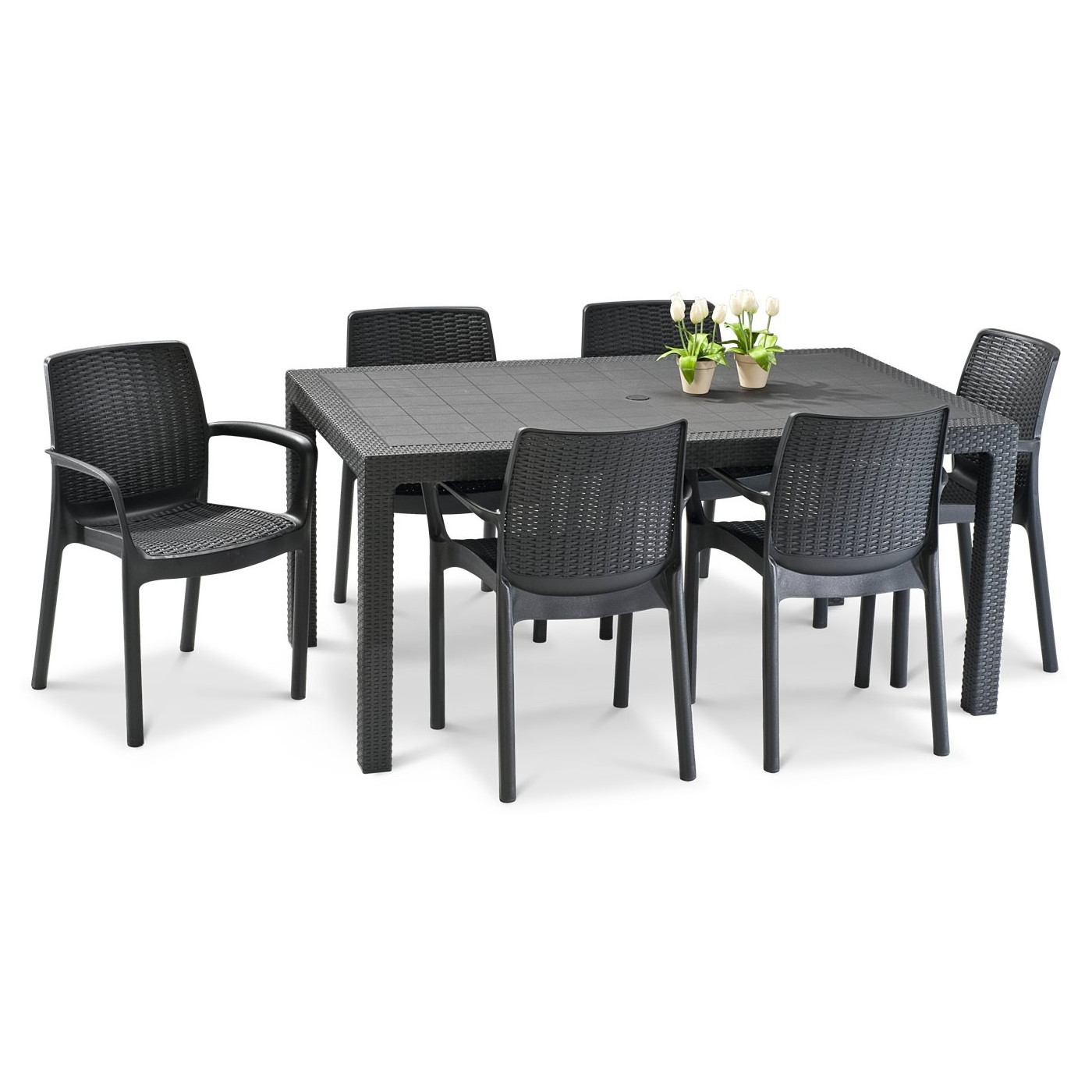 MELODY 160 GRAPHITE TABLE