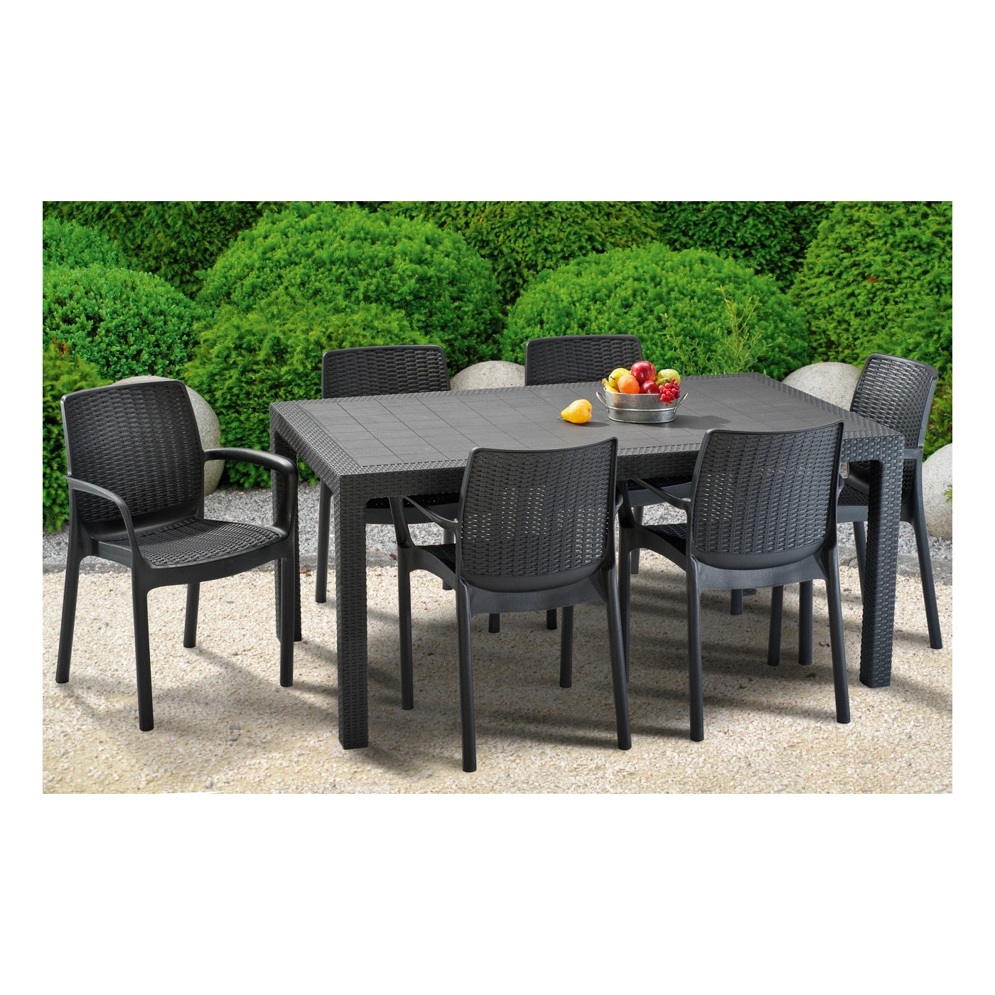 MELODY 160 GRAPHITE TABLE