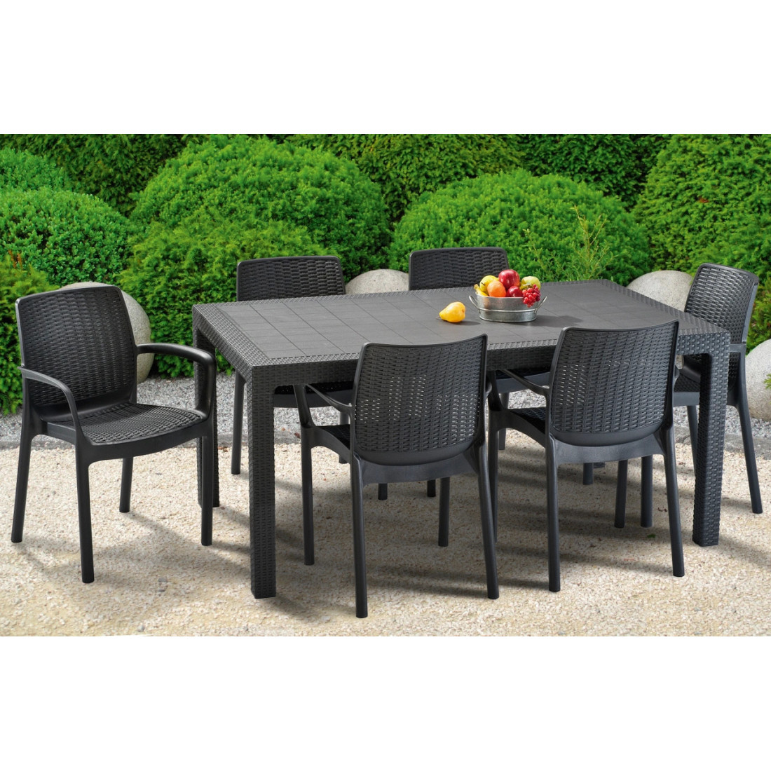 MELODY 160 GRAPHITE TABLE