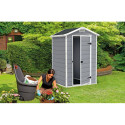 Domek ogrodowy MANOR 4x3s, 117x94cm, Keter, aranżacja w ogrodzie