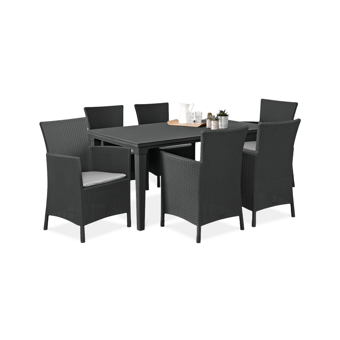 TOSCANA 6+1 GRAPHITE SET