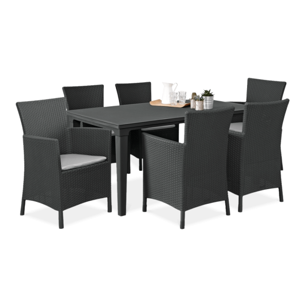 TOSCANA 6+1 GRAPHITE SET