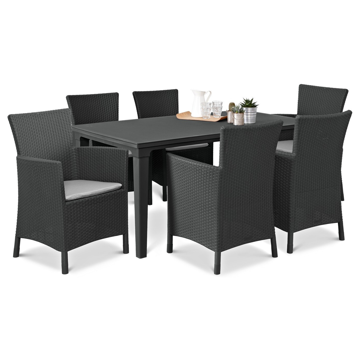 TOSCANA 6+1 GRAPHITE SET