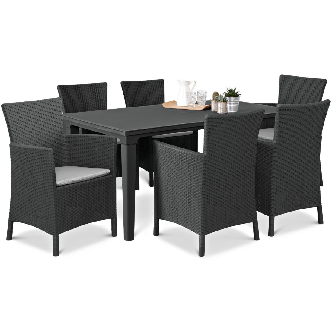 TOSCANA 6+1 GRAPHITE SET