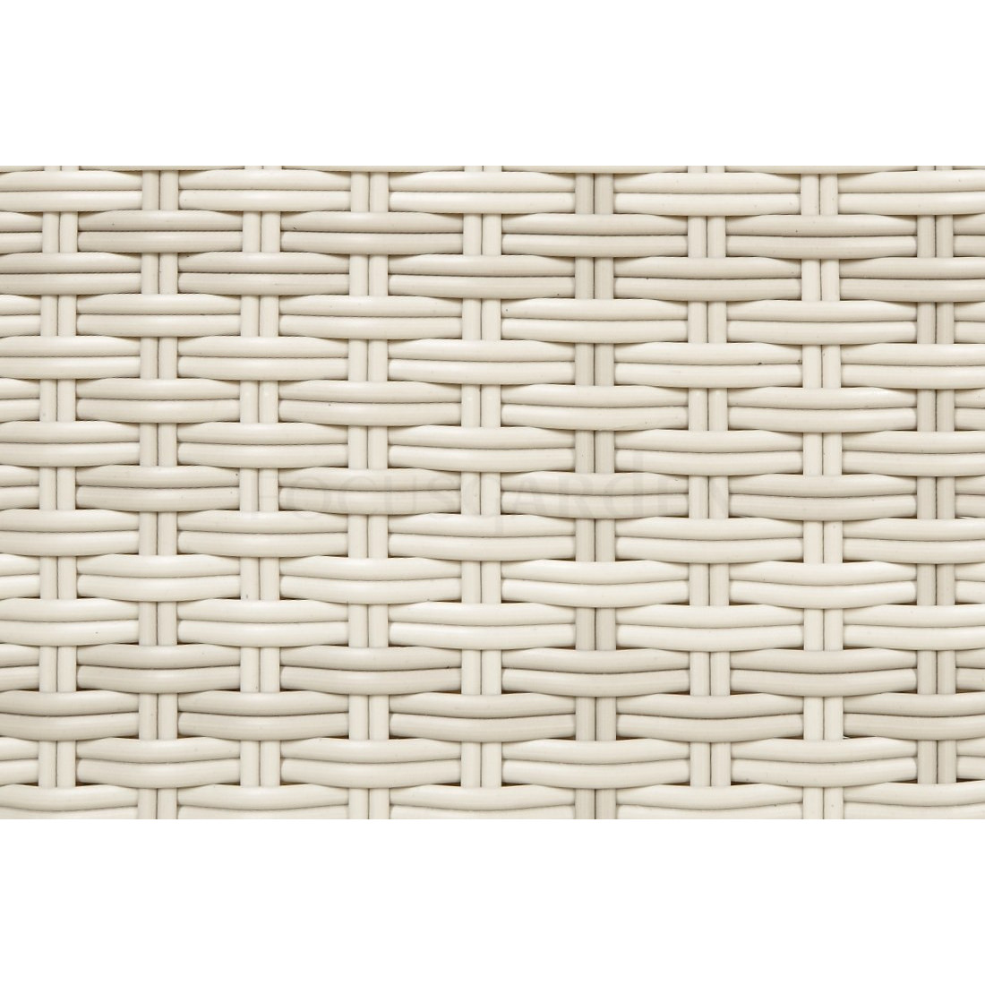 Fotel technorattanowy Lerida White z poduszką