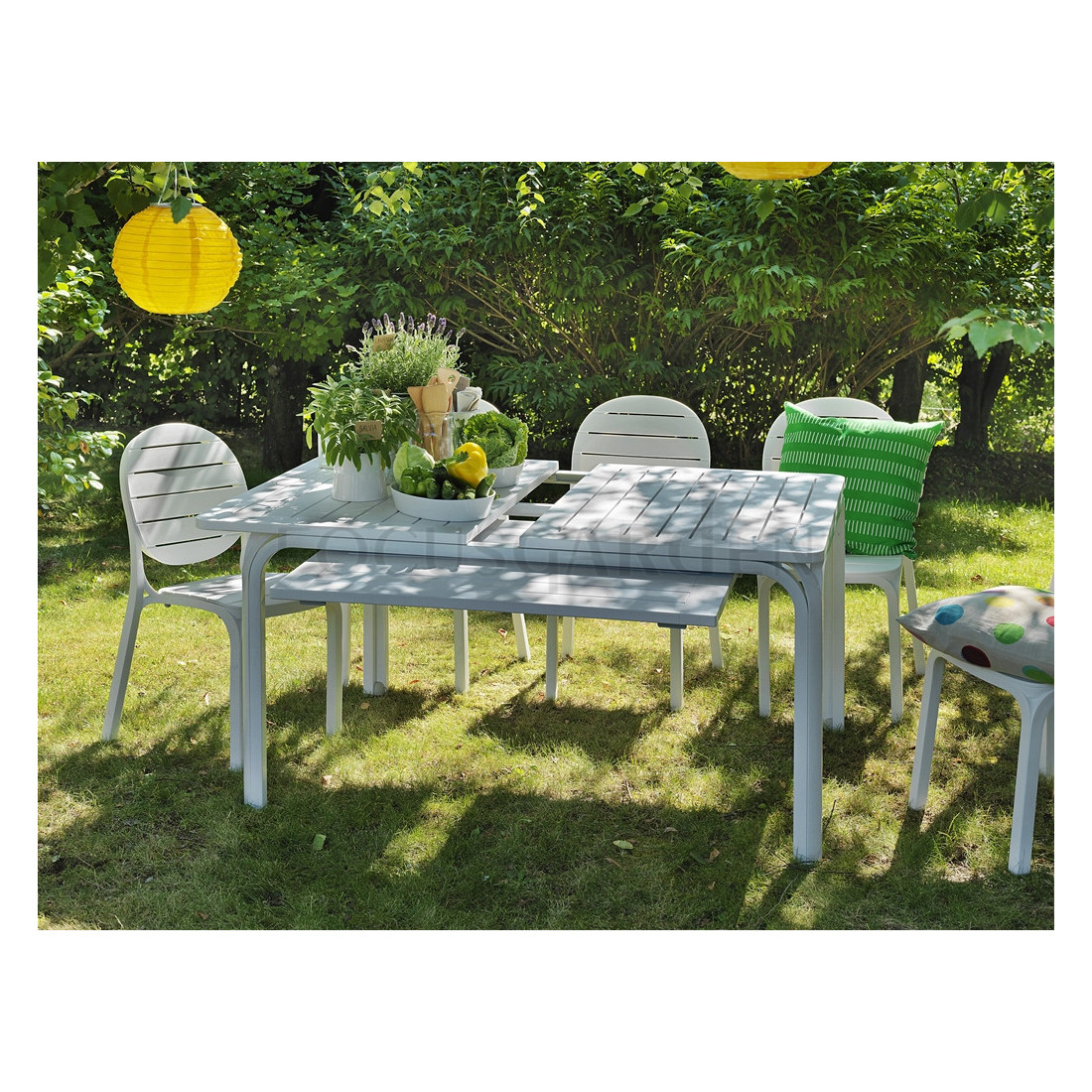 Krzesło ogrodowe Nardi Erica Bianco/Tortora