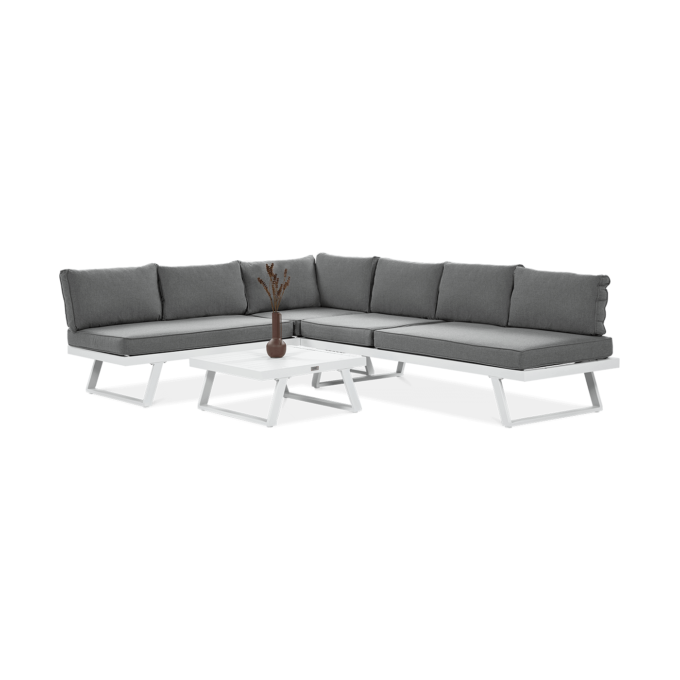 Narożnik modułowy aluminiowy MIDWAY White