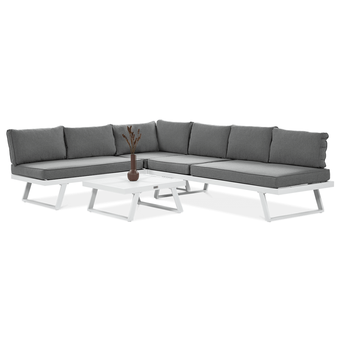 Narożnik modułowy aluminiowy MIDWAY White