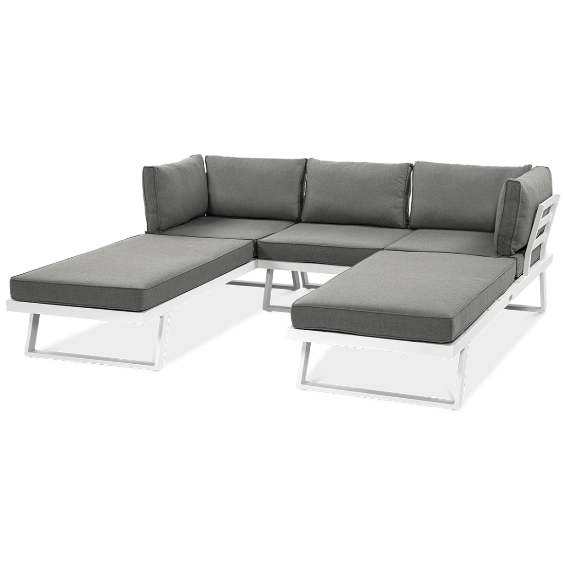 Narożnik modułowy aluminiowy MIDWAY White