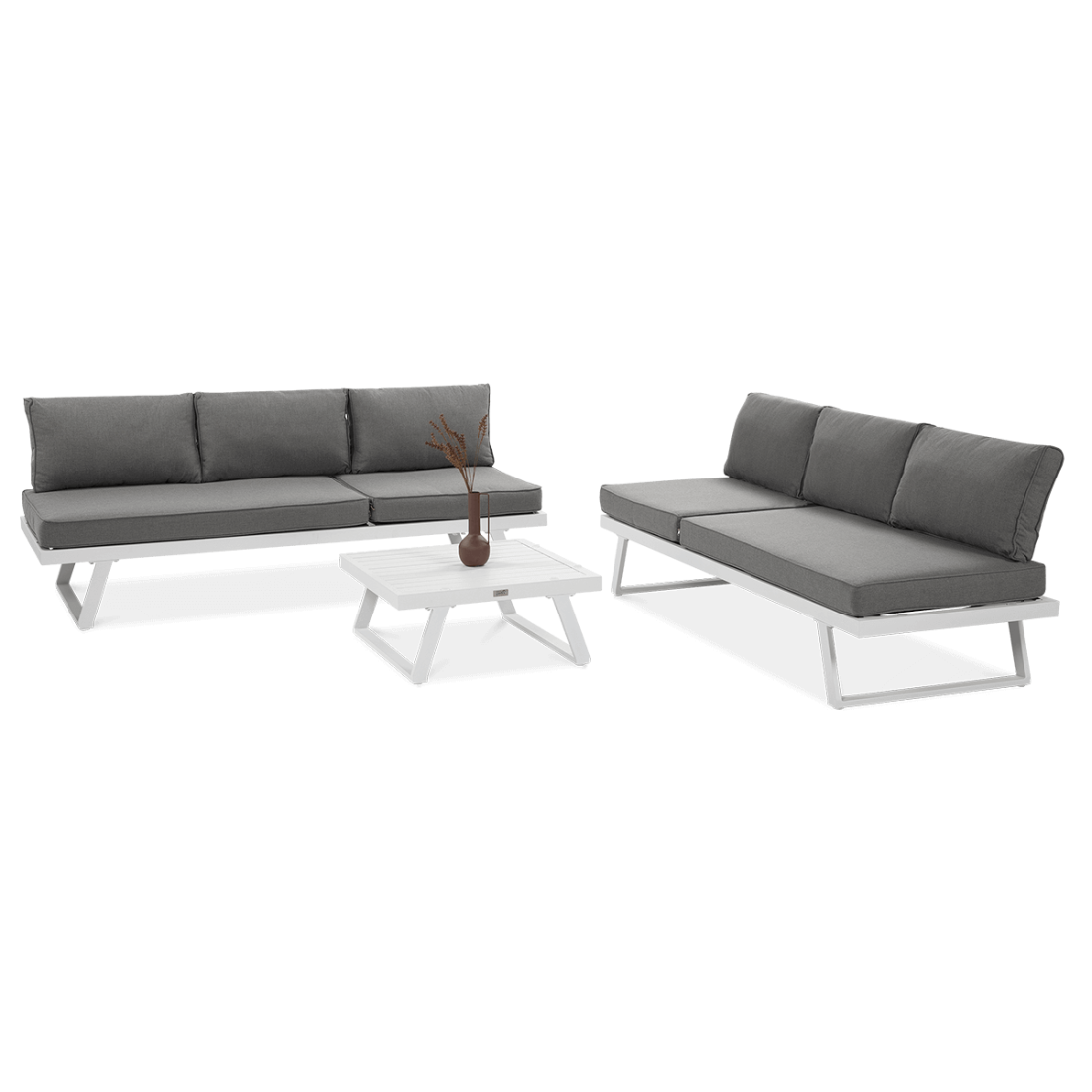 Narożnik modułowy aluminiowy MIDWAY White