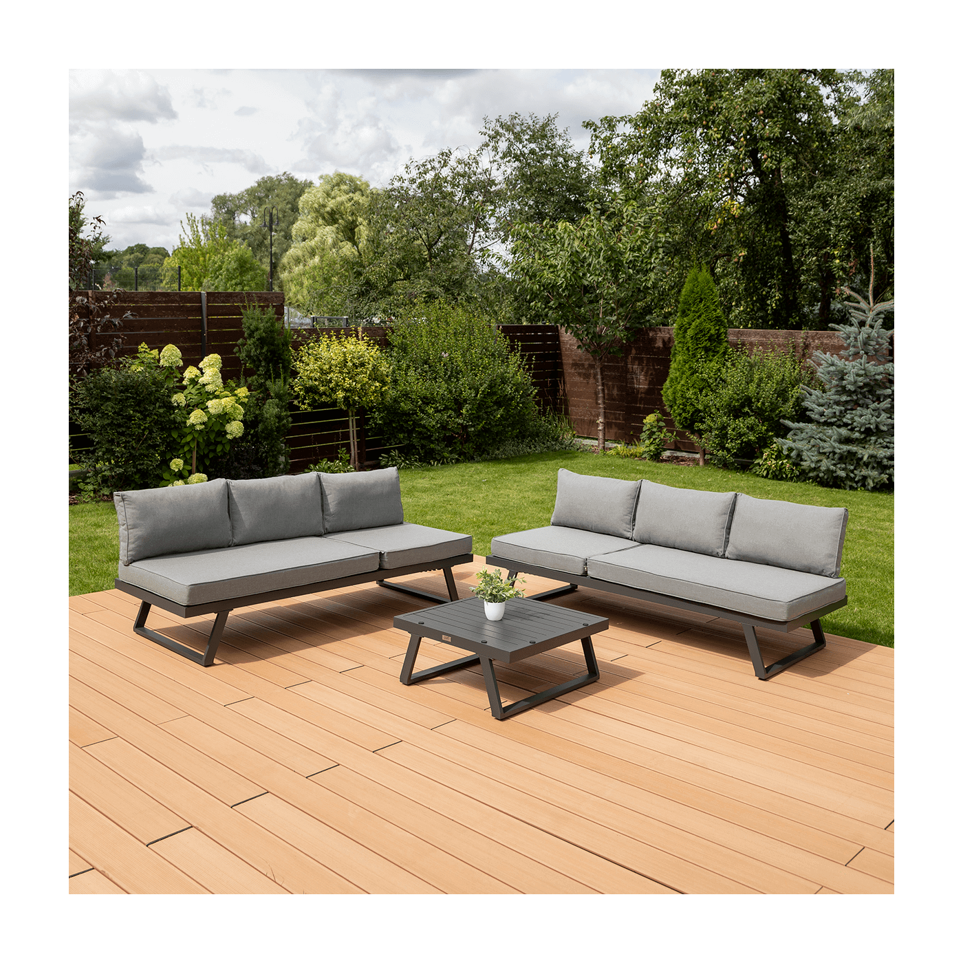 MIDWAY CORNER SOFA DARK GREY