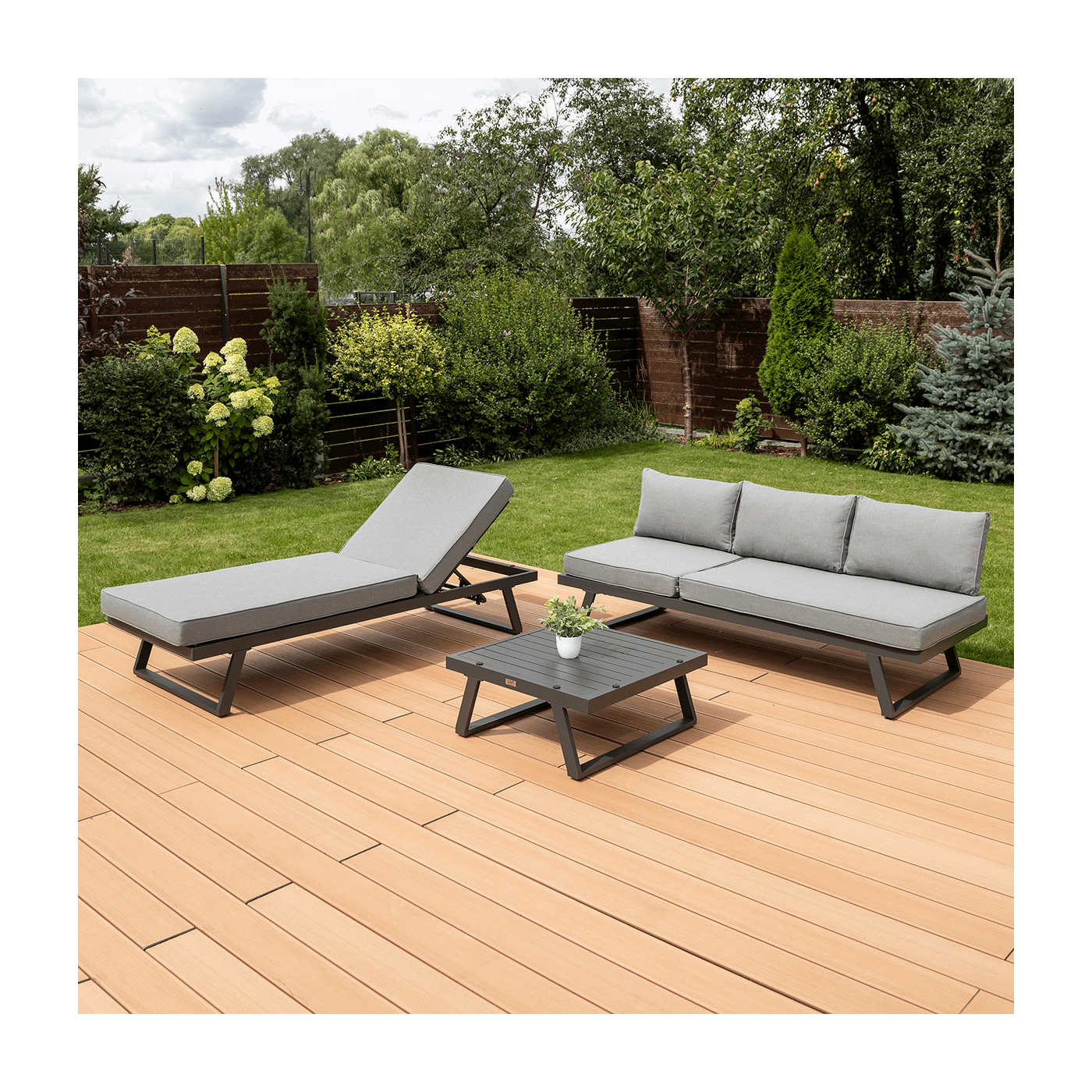 Naroznik modulowy Midway Dark Grey