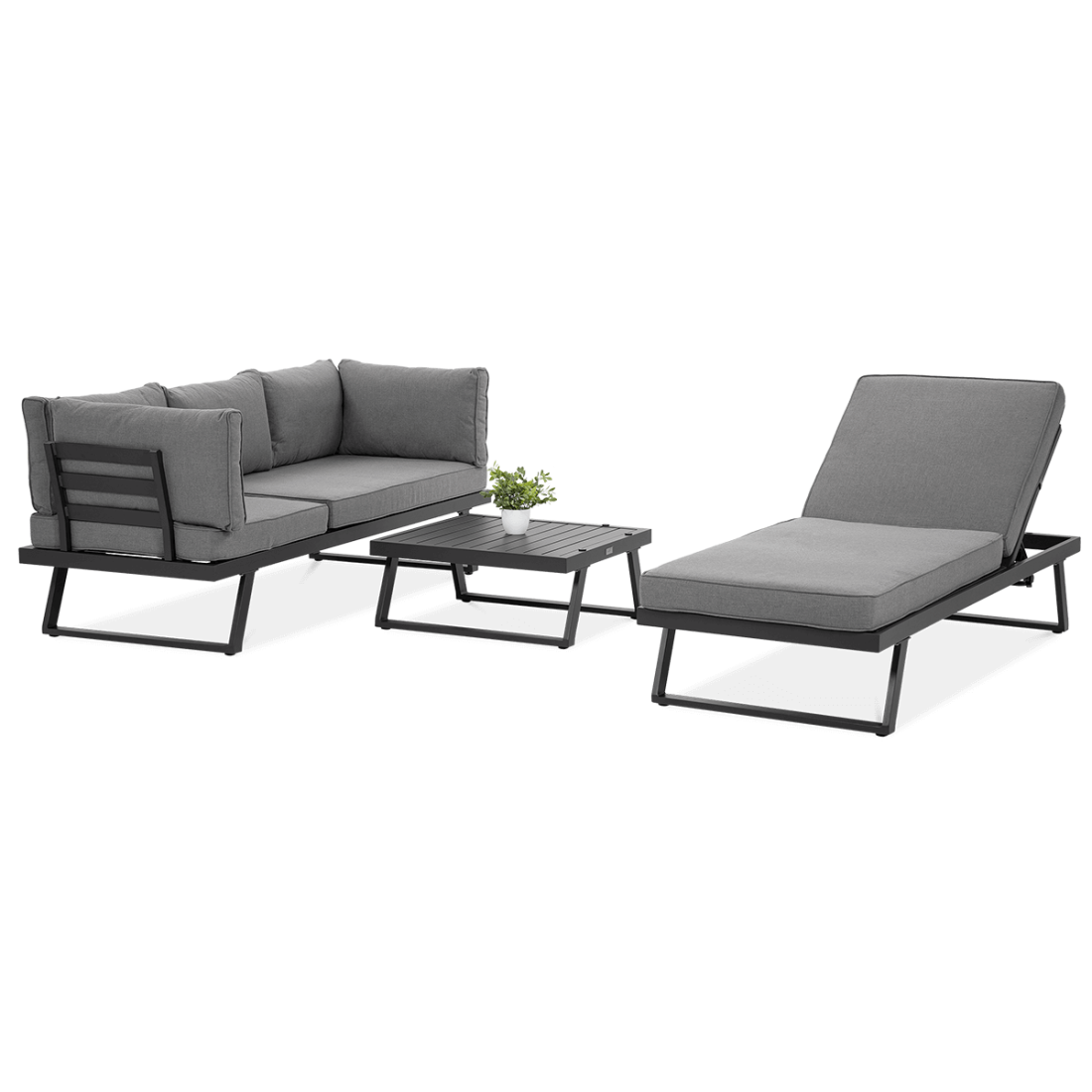 MIDWAY CORNER SOFA DARK GREY