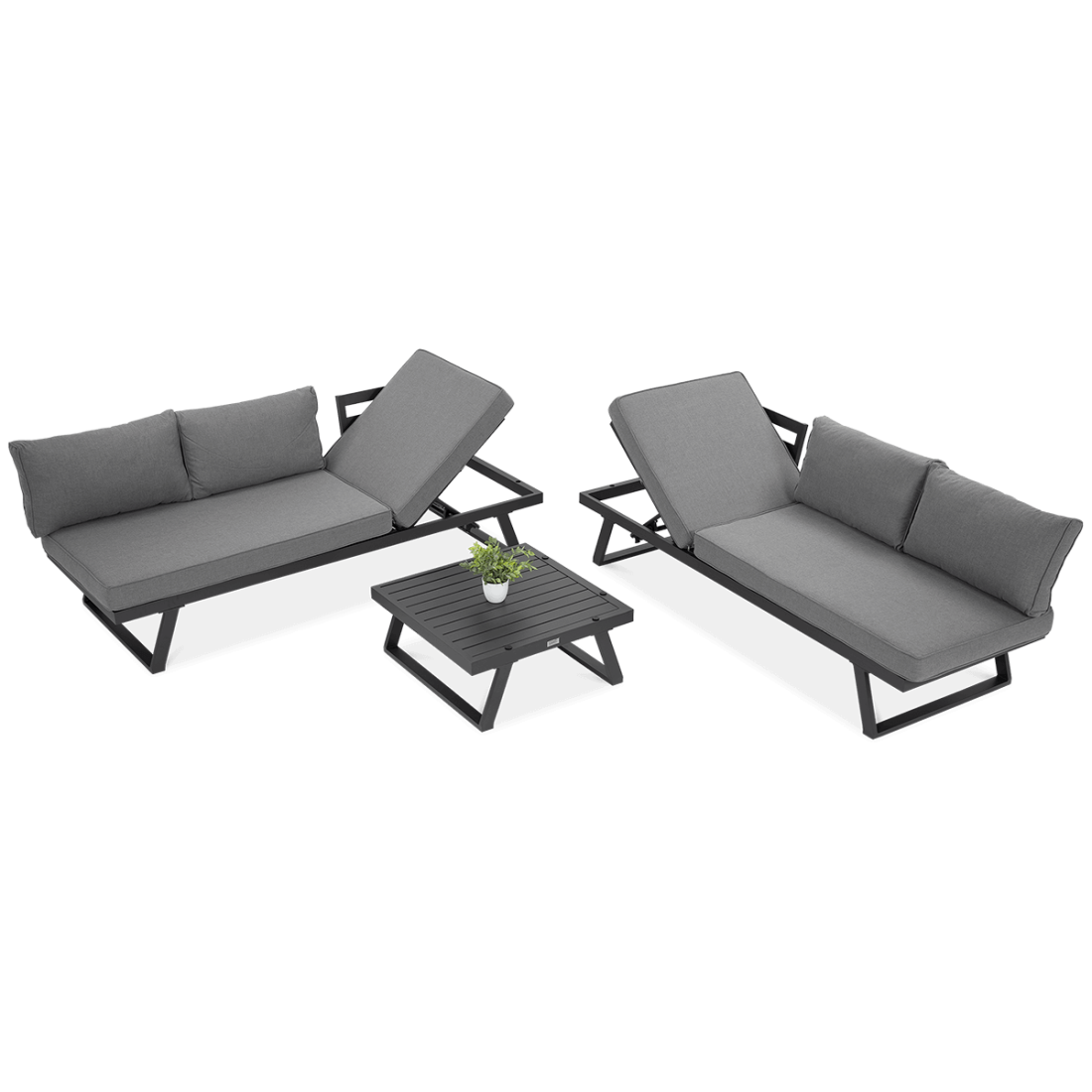 MIDWAY CORNER SOFA DARK GREY