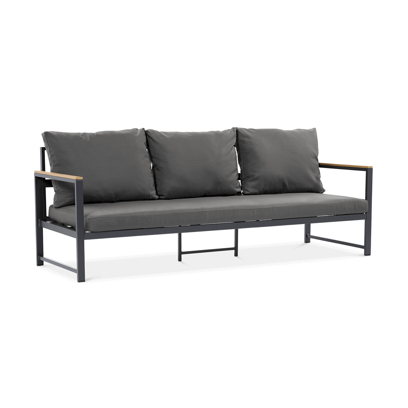 Narożnik do ogrodu Orlando - Fotel Dark Grey