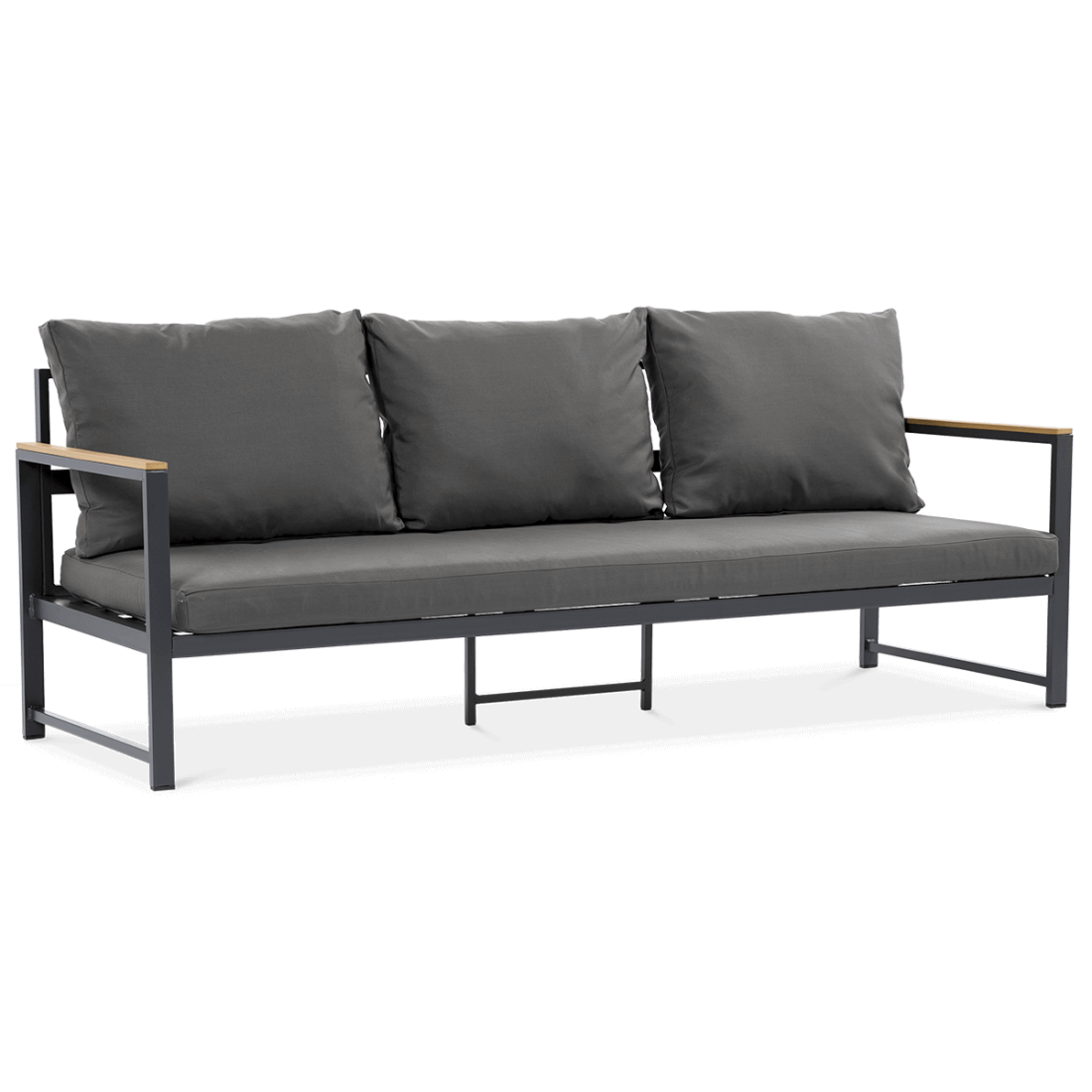 Narożnik do ogrodu Orlando - Fotel Dark Grey