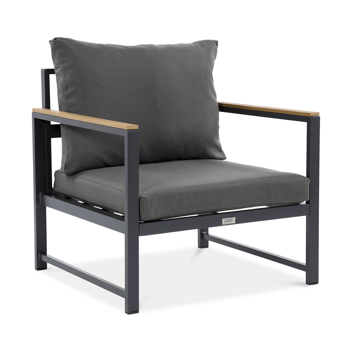 Narożnik do ogrodu Orlando - Fotel Dark Grey